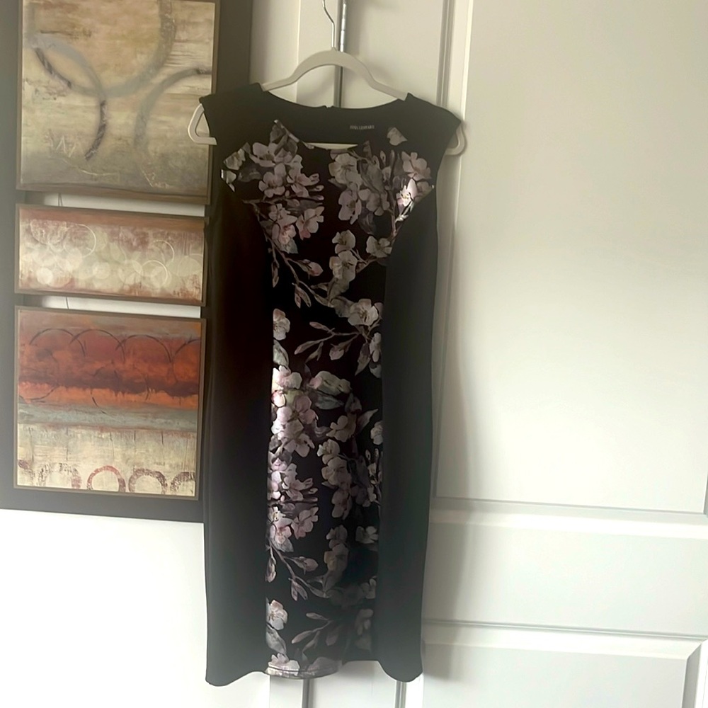 Nina Leonard Cherry Blossom Dress Size 2